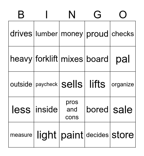 GR book 2 Bingo Card