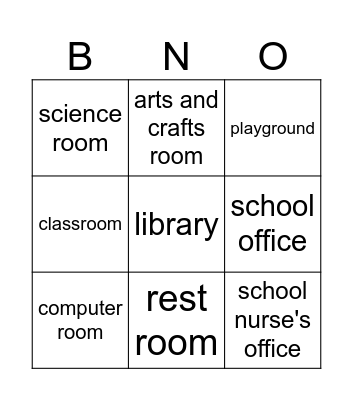 unit 8: This is my favorite place Bingo Card