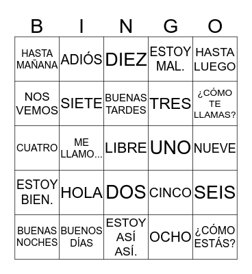 BINGOBAKER.COM  Bingo Card