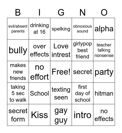gacha bingo Card