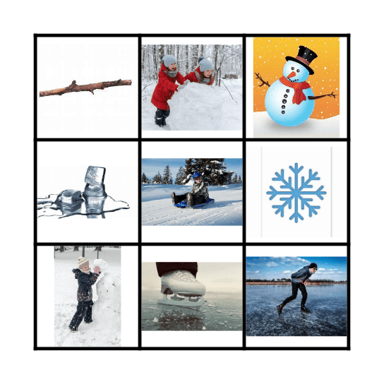 de winter Bingo Card