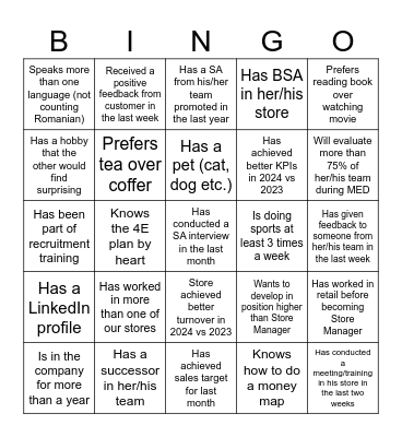 MANGO BINGO Card