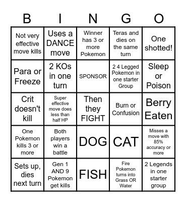 Then we react bingo Luke Combine Bingo Card