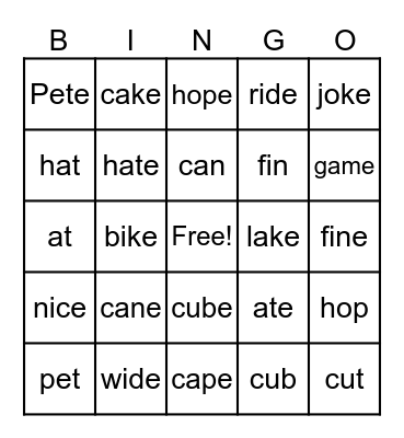 Week 2 (Blue) Bingo Card