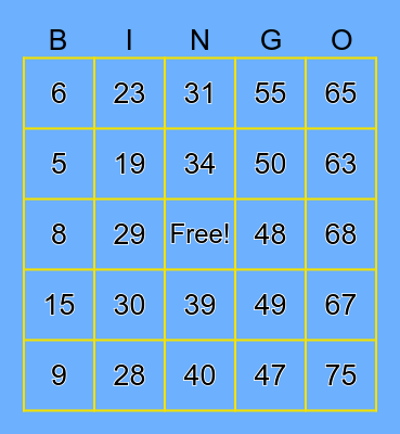 Have Fun at Work Bingo Card