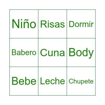 ¡Baby shower Alonso!  ♡ Bingo Card