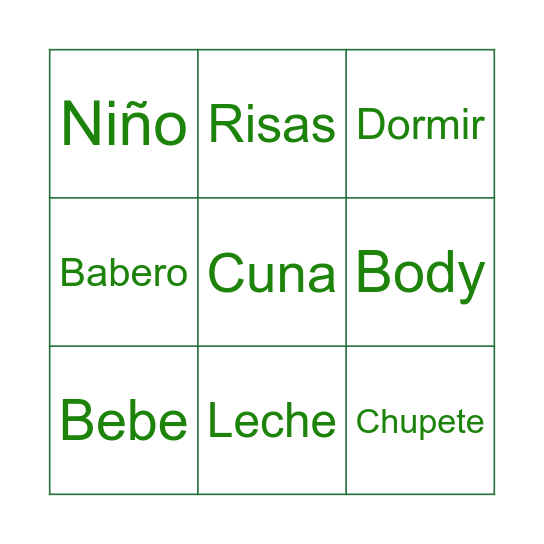 ¡Baby shower Alonso!  ♡ Bingo Card