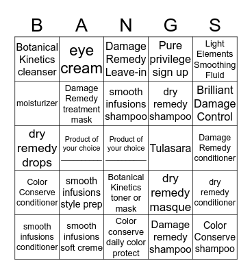 Institute Bingo Card