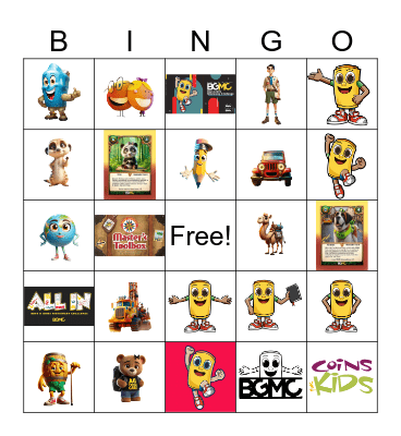 BGMC BUDDY BINGO Card