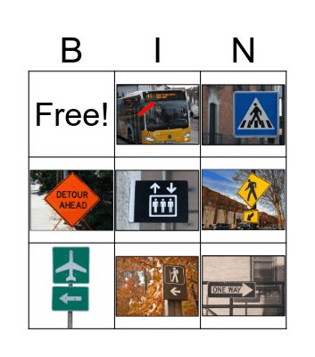 Community signs Bingo Card