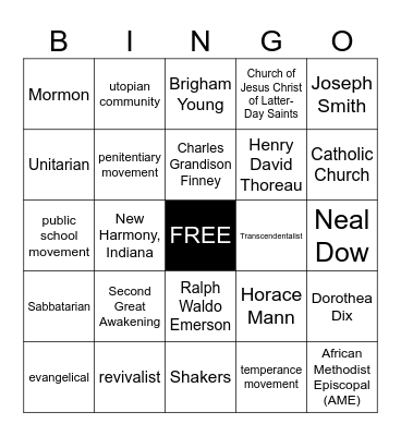 Chapter 7: Sections 1 & 2 Review Bingo Card