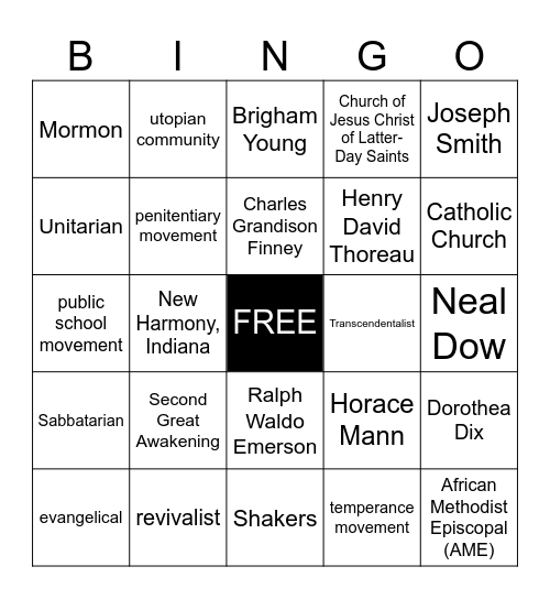 Chapter 7: Sections 1 & 2 Review Bingo Card