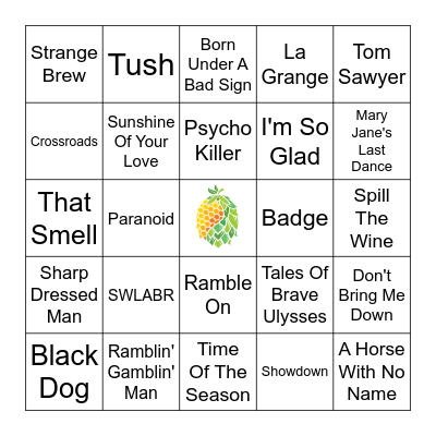 Cream & More Bingo Card