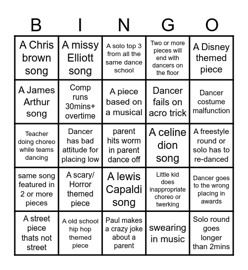 AUDACITY CHAMPS 25 BINGO Card