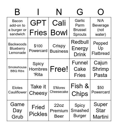 D&Bingo Card