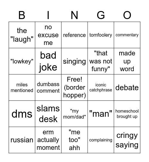merckus buyingo Bingo Card