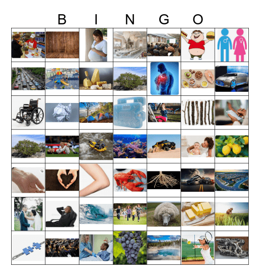 ESL CLASS Bingo Card