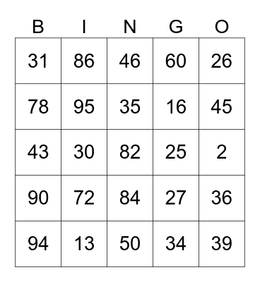 HAPPPY NEW YEAR 2025!! Bingo Card