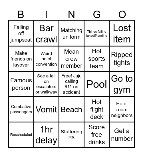 BUDDY BID BINGO Card