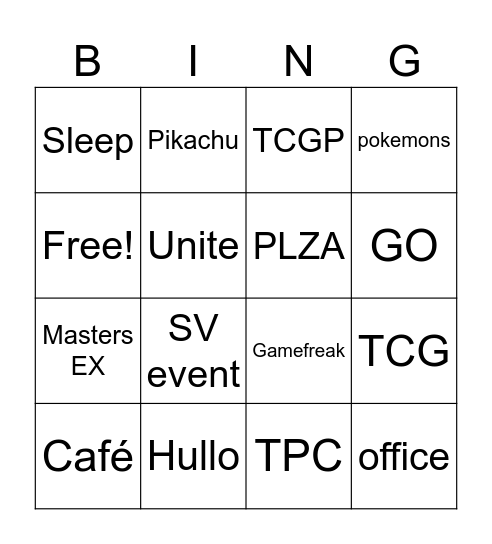 PD2025 Bingo Card