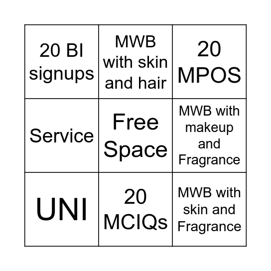 MultiWorld Bingo Card