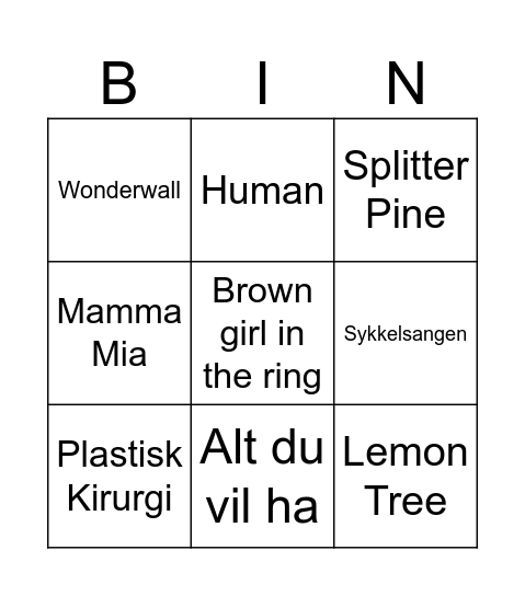 View Bingo Card