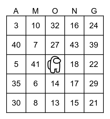 Hank Birthday Bingo! Bingo Card