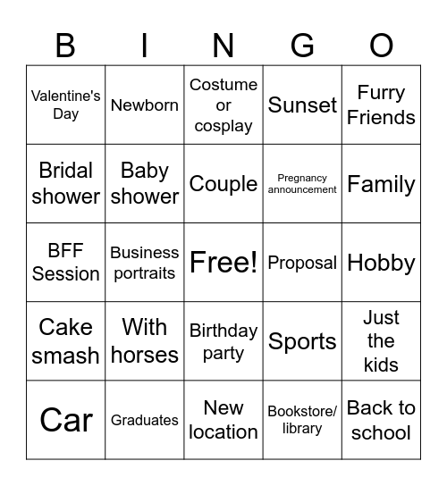 Wanderlust Studios BINGO Card