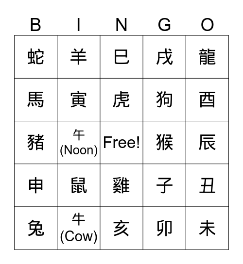Bingo Game 2025 Bingo Card