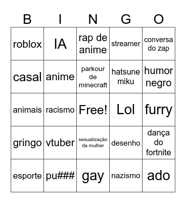 oque faz Bingo Card
