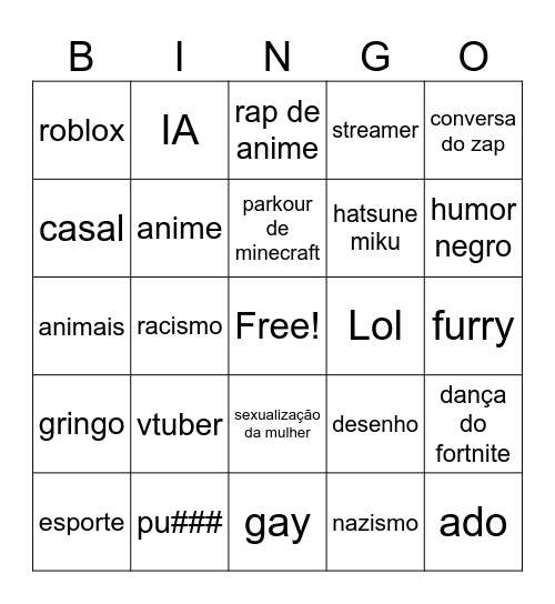 oque faz Bingo Card
