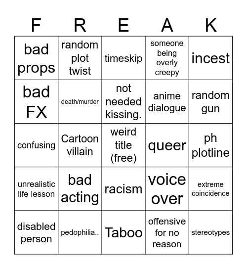 tomorrows teachings.. Bingo Card