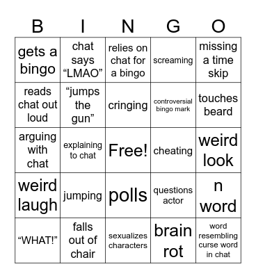 DuckyDee Bingo Card