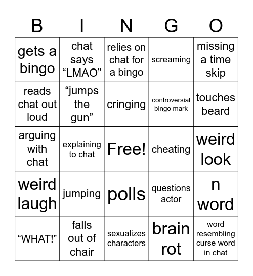 DuckyDee Bingo Card