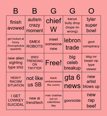 INTERIOR CROCODILE JBL FETTY DON`T USE ONLY FOR SORA Bingo Card