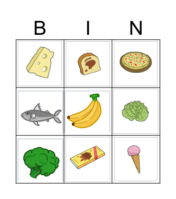 Ich mag ... - lalalala  Magst du ... ? - Jajajaja Bingo Card