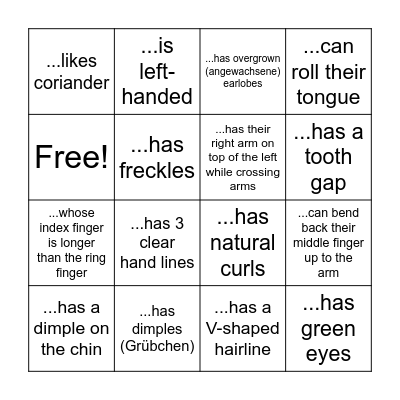 Find someone who... Bingo Card