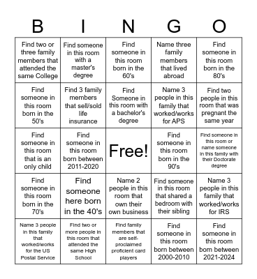 WE GOT SOMETHING IN COMMON Bingo Card