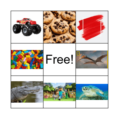 Emmitt's Favorite Things Bingo Card