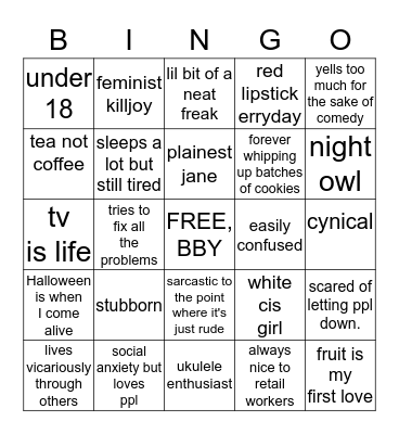 ✨Jaynie's bingo✨ Bingo Card