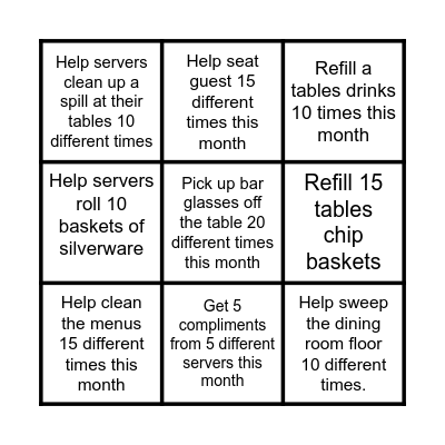 MAMIS BUSSER Bingo Card