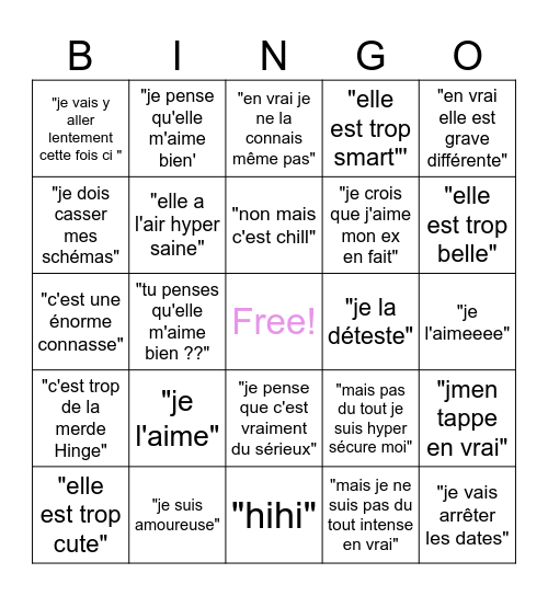Bingo premier date Alice Bingo Card