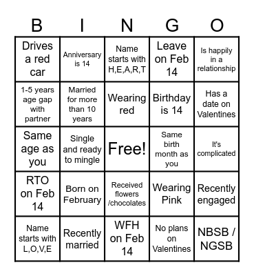FSD 3 HUMAN BINGO Card