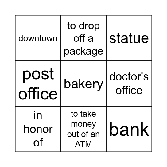 EC 2 U3 ASD 1-3 Bingo Card