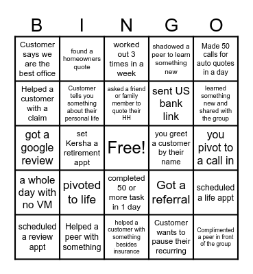 KPSF Bingo Card