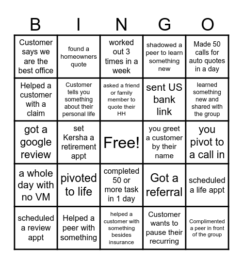 KPSF Bingo Card