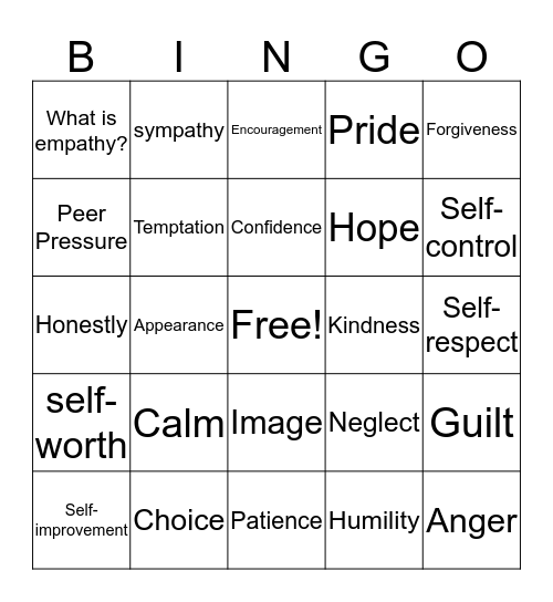 BINGO! Bingo Card