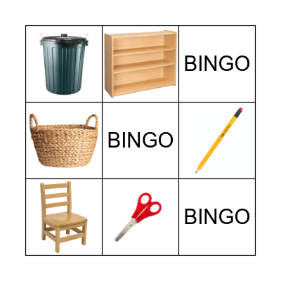 My Classroom Bingo Card