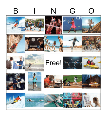 Sports & Activities Bingo Card