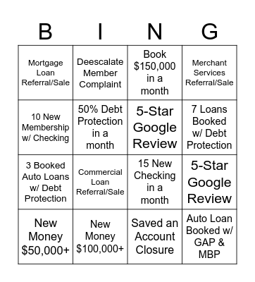 NJFCU MRS Bingo Card